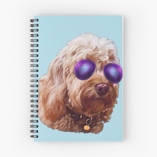 Item preview, Cavapoo genial con gafas de sol | Arte estético de perro garabato adorable designed and sold by Artonmytee.