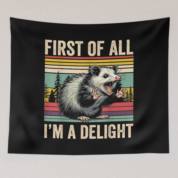 Item preview, Opossum First of All Im A Delight Possum Gifts for Men Women , Opossum Gift For Mom Dad Kids designed and sold by Opossum GIFT ★★★★★.