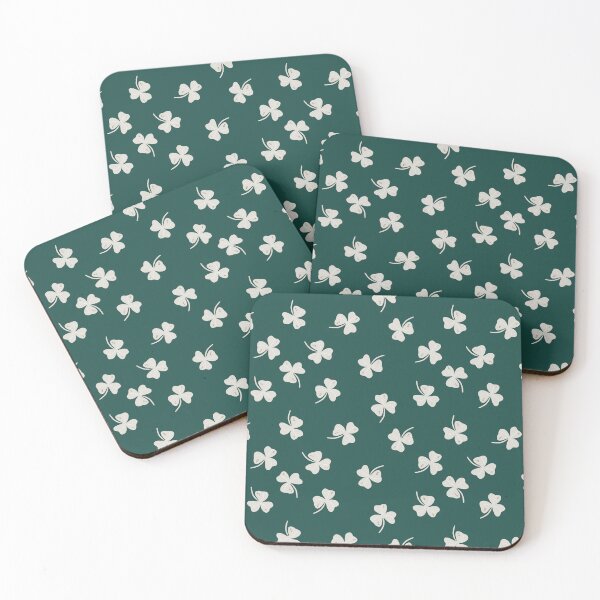 Item preview, Shamrock Clover - St. Patrick's Day on dark green designed and sold by aneladesigns.