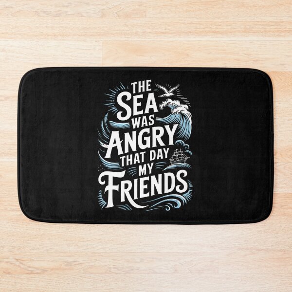 Item preview, Angry Sea, Stormy Waves, Nautical Quote designed and sold by Tiffany Chase.