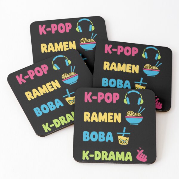Item preview, K-Pop RAMEN BOBA K DRAMA Korean Music Cute Kpop designed and sold by LuminOrb.