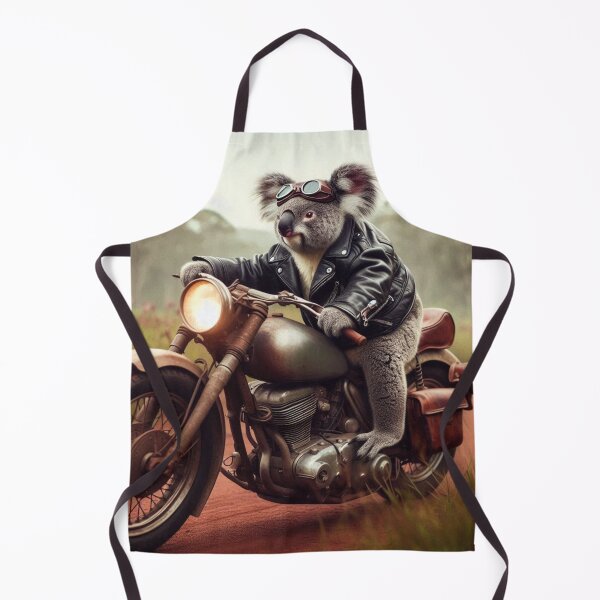 Item preview, Koala riding an old motorcycle designed and sold by Dogandesighn.