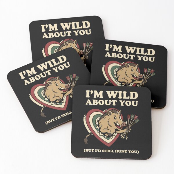 Item preview, valentines day Wild About You Hunting Joke designed and sold by ZuToMi.