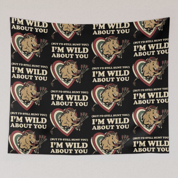 Item preview, valentines day Wild About You Hunting Joke designed and sold by ZuToMi.