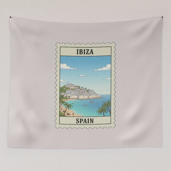 Item preview, Vintage Ibiza Spain Postage Stamp designed and sold by allaboutstamps.