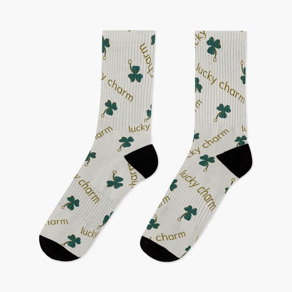 Item preview, Lucky Charm & Shamrock Clover - St. Patrick's Day on dark green designed and sold by aneladesigns.