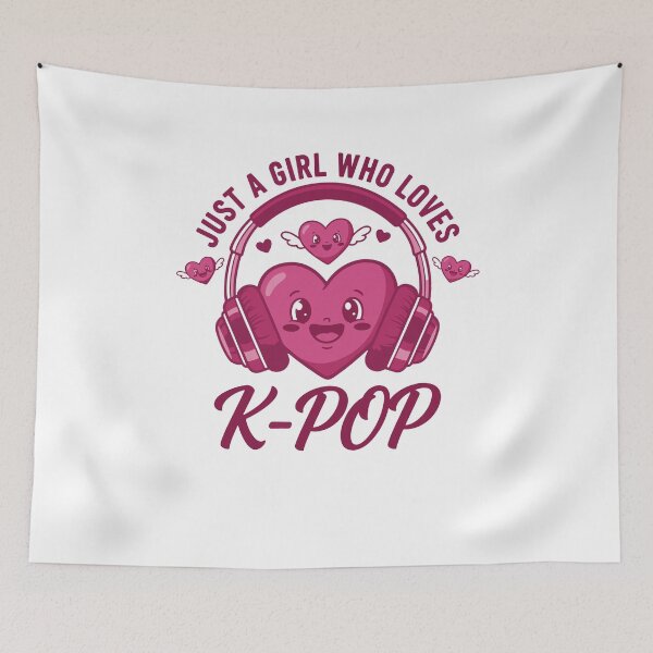 Item preview, Just A Girl Who Loves K-Pop Korean Music Cute designed and sold by LuminOrb.