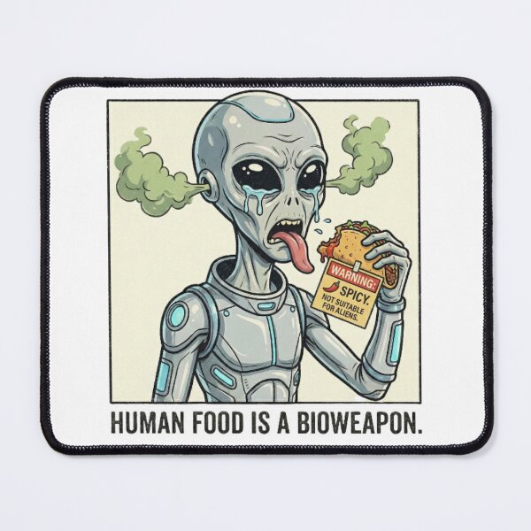 Item preview, Alien Food: Human Food Is a Bioweapon designed and sold by NOVALOOMARCH.