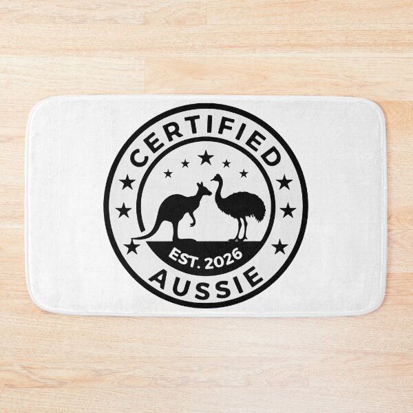 Item preview, Certified Aussie - Established 2026 | Kangaroo & Emu Badge | New Aussie Citizen Gift designed and sold by KrystalWilson.