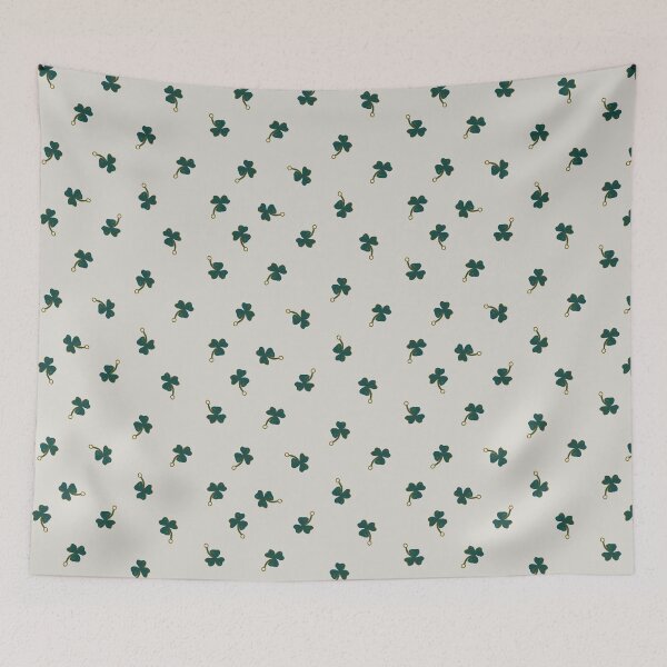Item preview, Lucky Charm Shamrock Clover - St. Patrick's Day on cream designed and sold by aneladesigns.