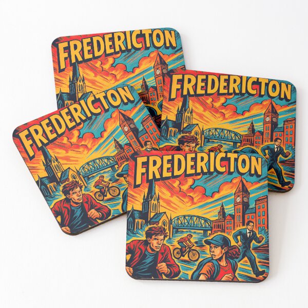 Item preview, Fredericton, city | Comics stylCartoone -  designed and sold by ComicsFactory.