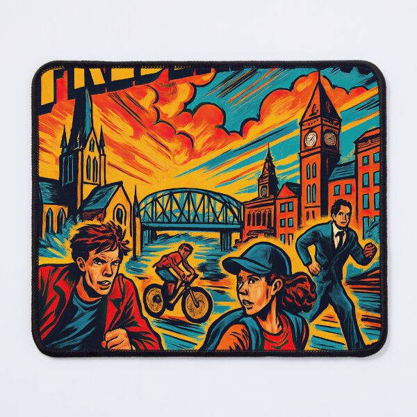 Item preview, Fredericton, city | Comics stylCartoone -  designed and sold by ComicsFactory.