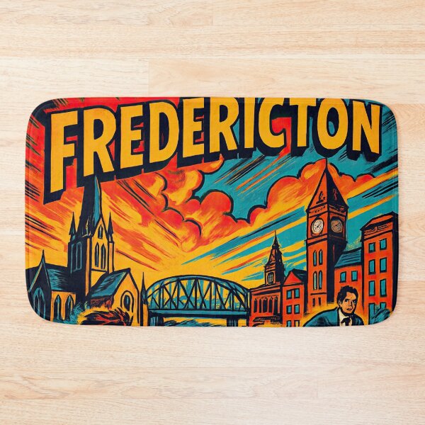 Item preview, Fredericton, city | Comics stylCartoone -  designed and sold by ComicsFactory.