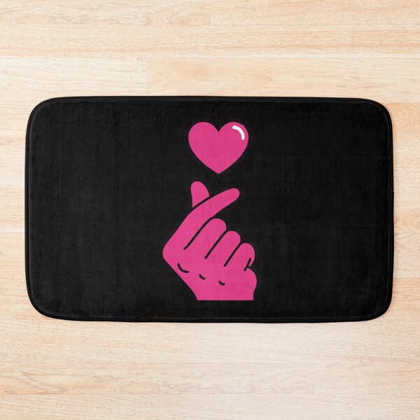 Item preview, Kpop Korean Music Cute Pink Finger Heart Love designed and sold by LuminOrb.