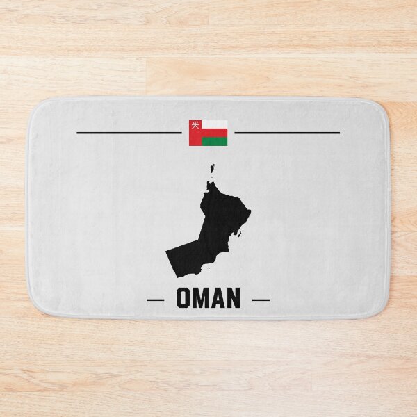 Item preview, Oman Pride - Minimalist Map & Flag Silhouette designed and sold by mashmosh.
