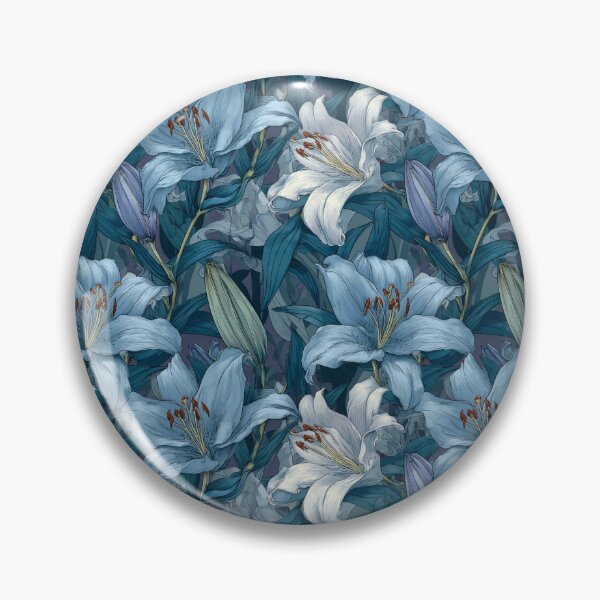 Item preview, Elegant Lilies Texture  - Botanical Garden Pattern  - Valentines Gifts designed and sold by RoyalStarsPatts.