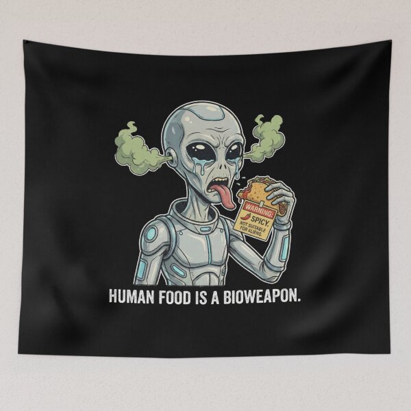 Item preview, Alien Food: Human Food Is a Bioweapon designed and sold by NOVALOOMARCH.