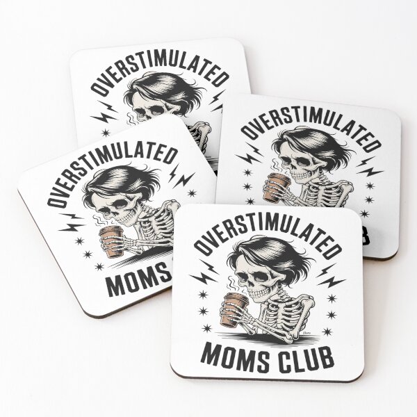 Item preview, Overstimulated Moms Club Neurodivergent Mom Mental Health0 designed and sold by FadeOfThrone.