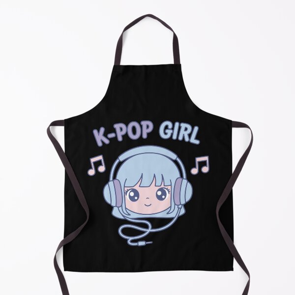 Item preview, K-Pop Girl Cute Korean Kpop Music Anime Girl designed and sold by LuminOrb.