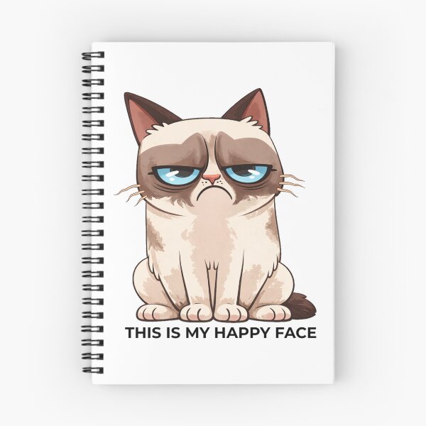Item preview, Grumpy Cat Happy Face designed and sold by mumforlife.