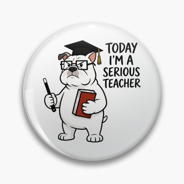 Item preview, Serious Teacher Bulldog – Funny Bulldog Teacher Design designed and sold by truongloc246.