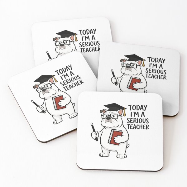 Item preview, Serious Teacher Bulldog – Funny Bulldog Teacher Design designed and sold by truongloc246.