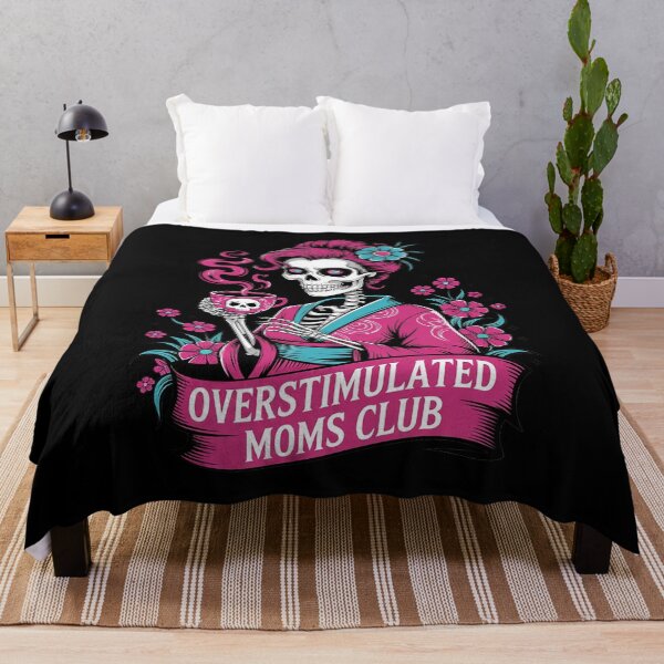 Item preview, Overstimulated Moms Club Neurodivergent Mom Mental Health01 designed and sold by FadeOfThrone.
