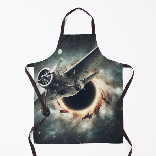 Item preview, Old plane coming out of a black hole in space designed and sold by Dogandesighn.