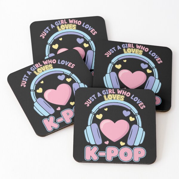 Item preview, Just A Girl Who Loves K-Pop Cute Korean Music designed and sold by LuminOrb.