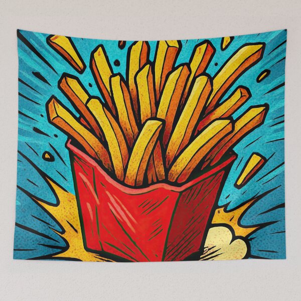 Item preview, French fries | Comics stylCartoone -  designed and sold by ComicsFactory.