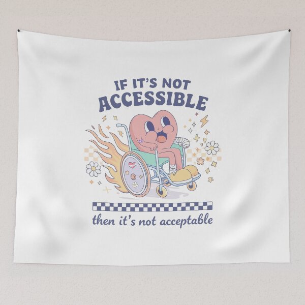 Item preview, If it’s not accessible then it’s not acceptable designed and sold by HandicraftArt.