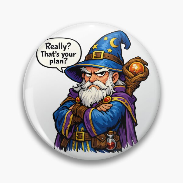 Item preview, Wizard Judging the Party designed and sold by Signal and Ink.