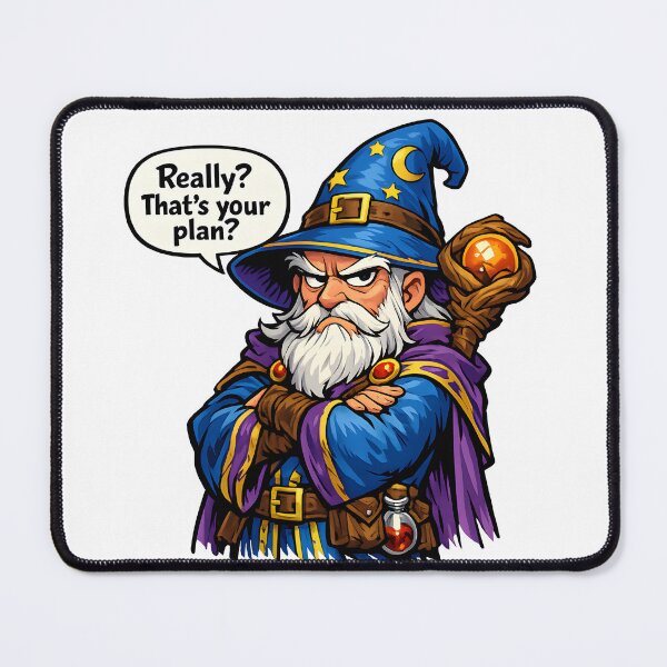 Item preview, Wizard Judging the Party designed and sold by Signal and Ink.
