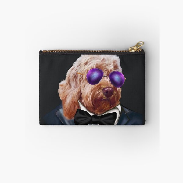 Item preview, Cool Cavapoo in Sunglasses and Tuxedo | Cute Doodle Dog Aesthetic Art designed and sold by Artonmytee.