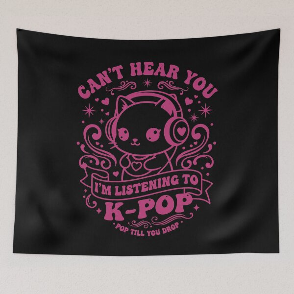 Item preview, CANT HEAR YOU IM LISTENING TO K-Pop KOREAN MUSIC designed and sold by LuminOrb.