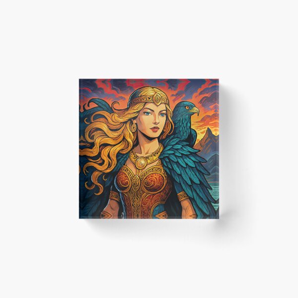 Item preview, Freyja, Norse mythology goddess of, love and beauty | Comics stylCartoone -  designed and sold by ComicsFactory.