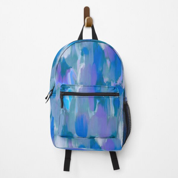 Item preview, Midnight Ocean Watercolor Brushstrokes – Blue Teal Purple Abstract Pattern (Phone Strap Bag, Tote, Backpack, Duffle) designed and sold by XO..