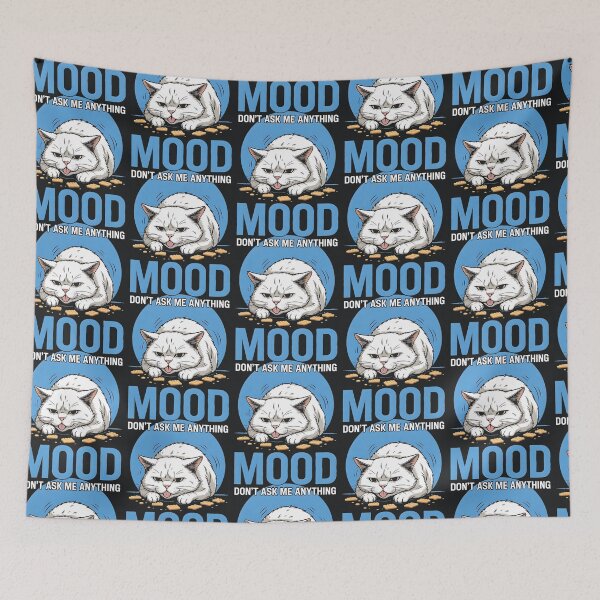 Item preview, Don’t Ask Me Anything – Funny Sarcastic Moody cat designed and sold by Taans-Creation.