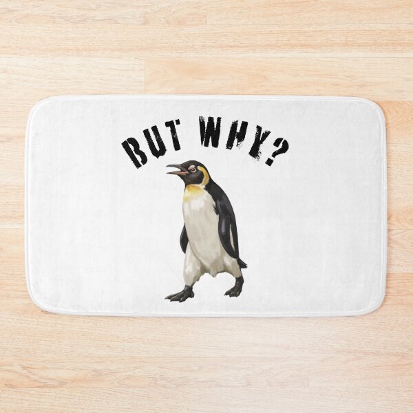 Item preview, Penguin But Why Head Towards The Mountains Penguins Meme designed and sold by faridman.