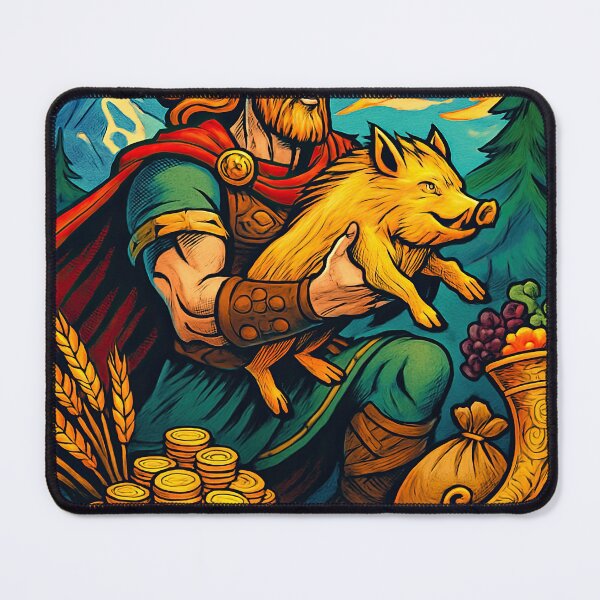 Item preview, Freyr, Norse mythology, god of prosperity | Comics stylCartoone - designed and sold by ComicsFactory.