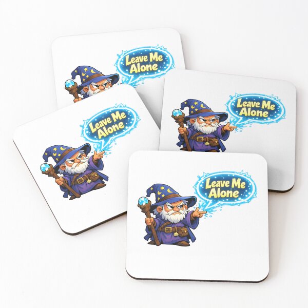 Item preview, Wizard Casting Leave Me Alone designed and sold by Signal and Ink.