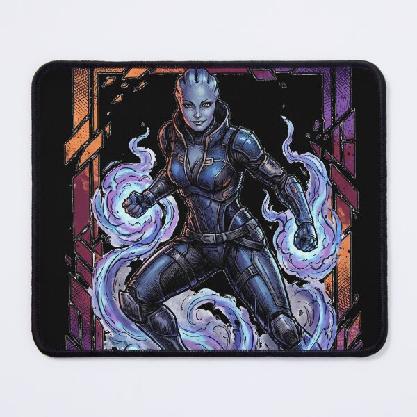 Item preview, Liara T'Soni Mass Effect Biotic Asari Shadow Broker Informant Fan Art Portrait designed and sold by Senpaiwaves.