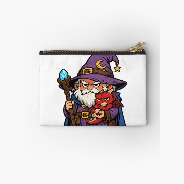 Item preview, Grumpy Wizard With Dragon designed and sold by Signal and Ink.