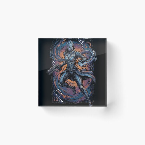 Item preview, Liara T'Soni Mass Effect Biotic Asari Shadow Broker Informant Fan Art Portrait designed and sold by Senpaiwaves.