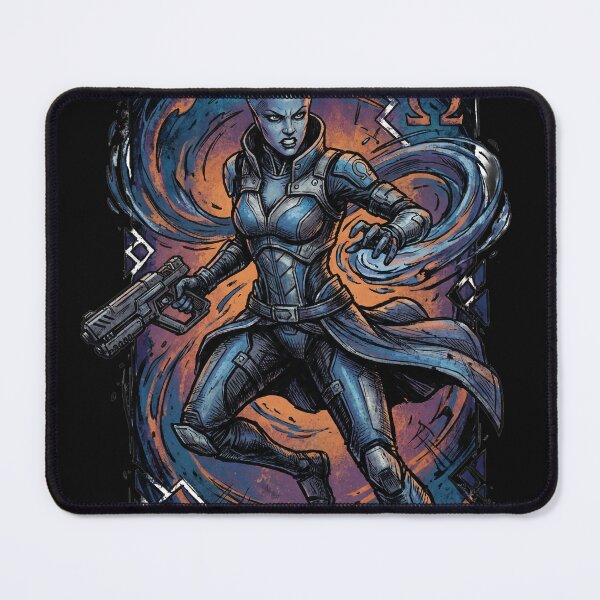 Item preview, Liara T'Soni Mass Effect Biotic Asari Shadow Broker Informant Fan Art Portrait designed and sold by Senpaiwaves.