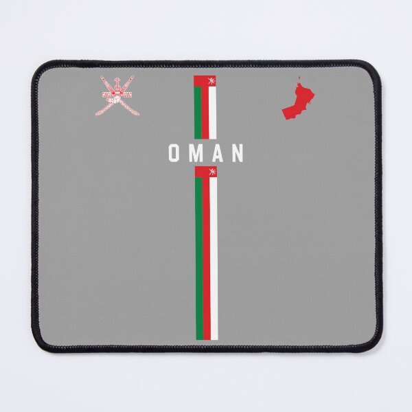 Item preview, Oman Heritage & Pride, National Emblem Vertical Flag Design designed and sold by mashmosh.