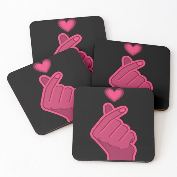 Item preview, Kpop Finger Heart Korean Pop Cute Love Korea Music designed and sold by LuminOrb.