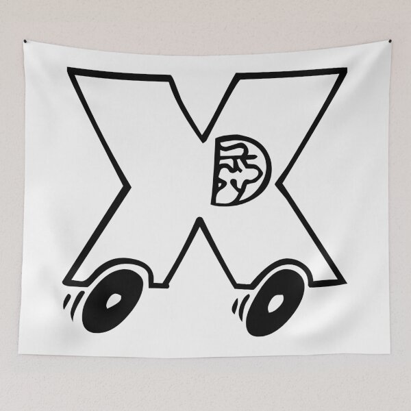 Item preview, Alphabets Doodle - Car and Wheels | ZMQZLZ  8 designed and sold by MyStickersCove.
