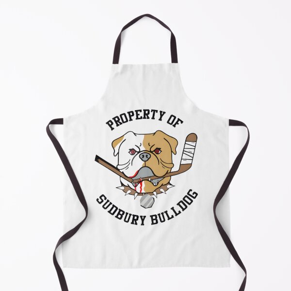 Item preview, Gritty Bulldog Hockey Player With Puck designed and sold by Yesenia Fuller.