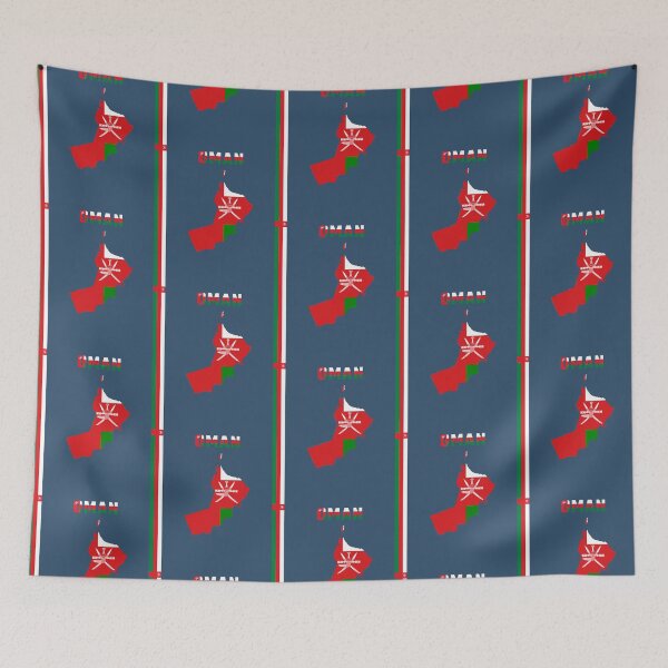 Item preview, Oman Flag Map - Proud Omani Heritage Design designed and sold by mashmosh.